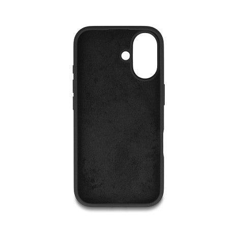 Schutzhülle für iPhone 16 aus Soft-Touch Silikon schwarz