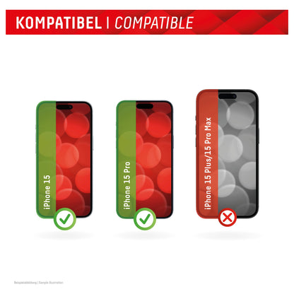 Displex Full Cover Schutzglas für Iphone 15/15 Pro