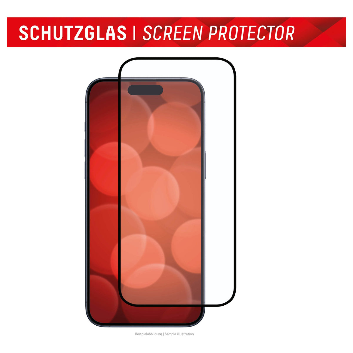Displex Full Cover Schutzglas für Iphone 15/15 Pro