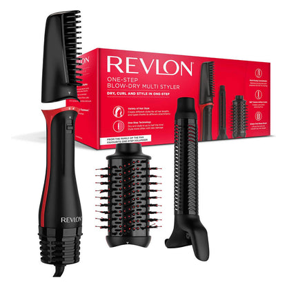 Hair Dryer and Multistyler One-Step OneStep black red (RVDR5333E)