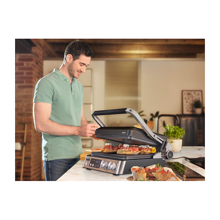 Houshold MultiGrill 7 Kontaktgrill CG 7040 (edelstahl, 2.000 Watt)