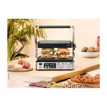 Houshold MultiGrill 7 Kontaktgrill CG 7040 (edelstahl, 2.000 Watt)