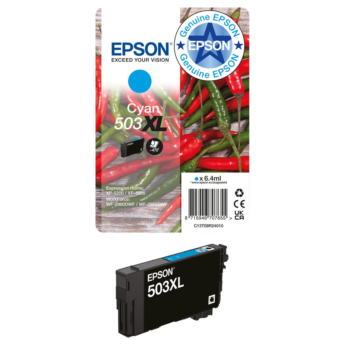 Epson Tintenpatronen Multipack 503XL (4 Farben)