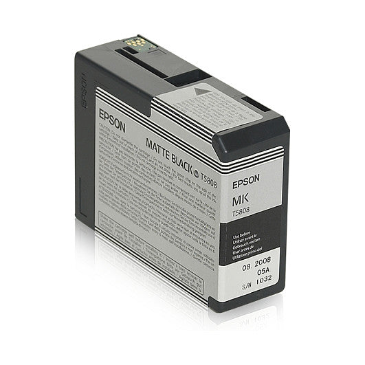 Epson Tintenpatrone matte black T 580 80 ml T 58080N