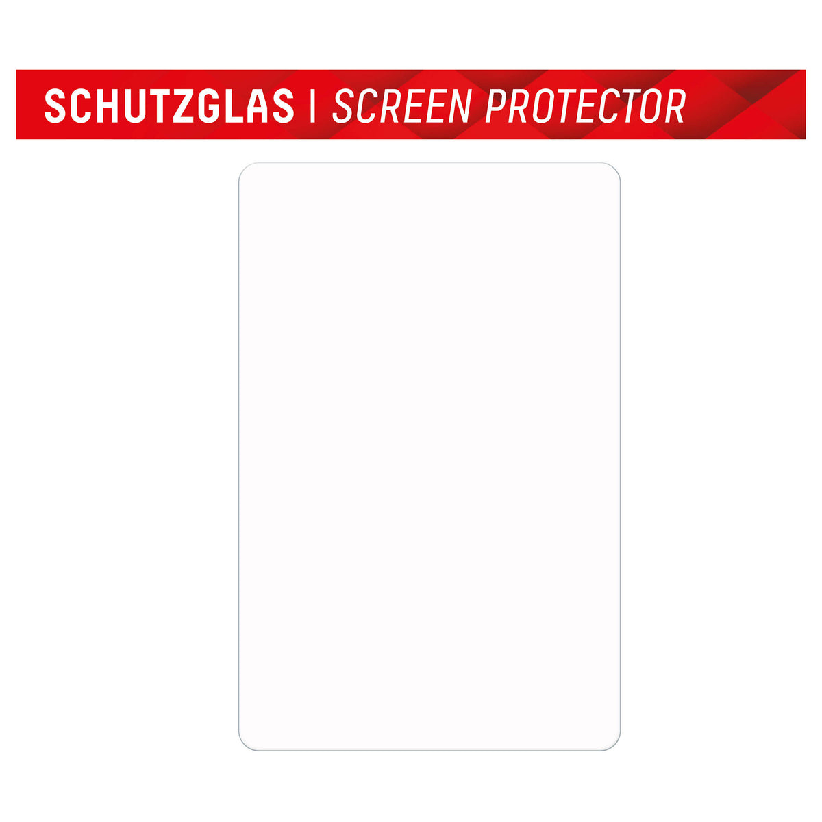 DISPLEX Tablet Glass (9H) Samsung Tab S8/S9/S9FE/S10FE/S10 Lite Eco-Montagerahmen L-Form, unzerbrechlich, ultra-dünn, unsichtbar