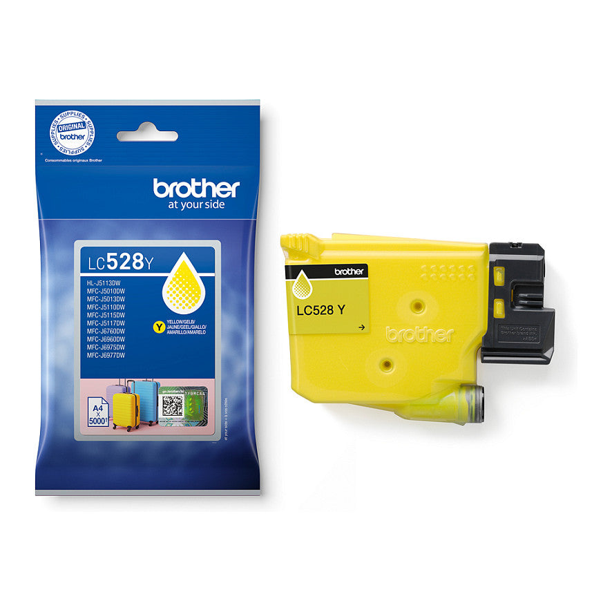 Brother Tintenpatrone LC-28Y Gelb (ca. 5000 Seiten)