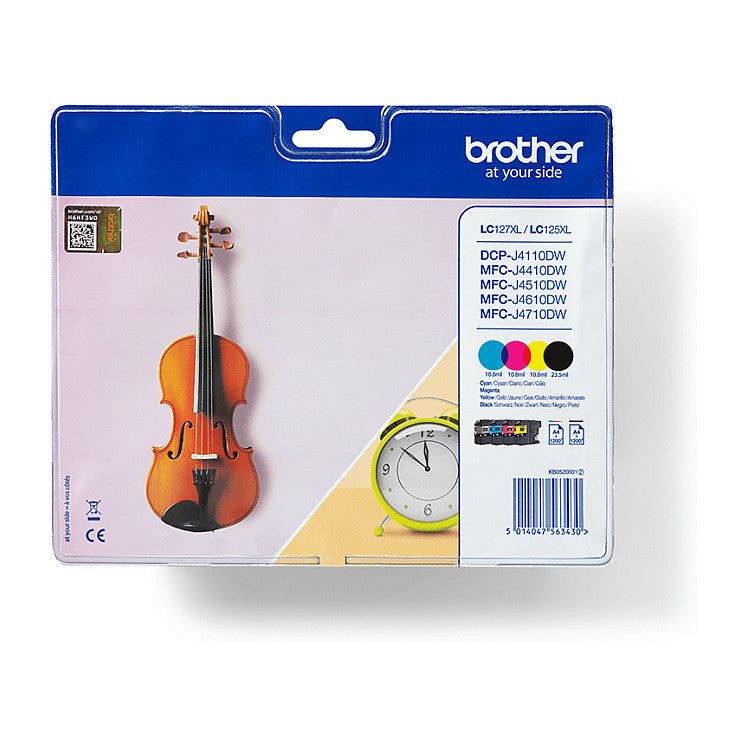 Brother Tintenpatronen LC-127XL Multipack (je 1x BK/M/C/Y)