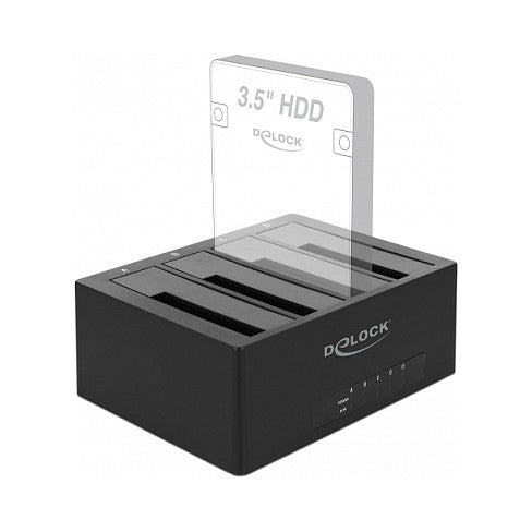 USB Type-C™ Dockingstation für 4 x SATA HDD / SSD