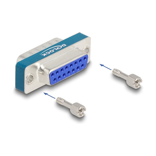 HF/EMI Entstörfilter D-Sub 15 Pin Stecker zu Buchse mit Tiefpass induktiv