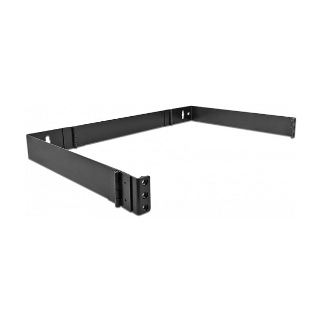 19" Wandhalterung 1 HE faltbar schwarz