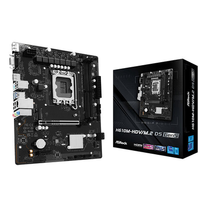 ASROCK H610M-HDV/M.2 D5 GEN5 S1700 mATX Intel H610 2xDDR5 retail
