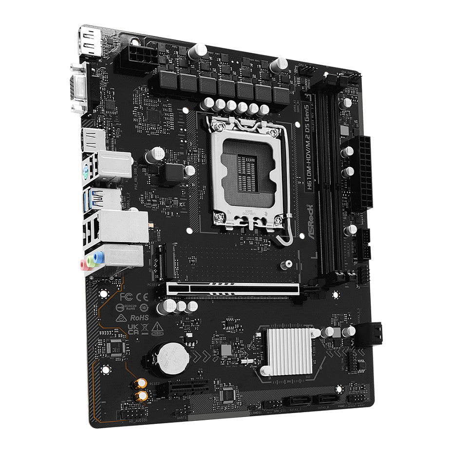 ASROCK H610M-HDV/M.2 D5 GEN5 S1700 mATX Intel H610 2xDDR5 retail