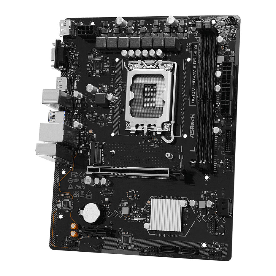 ASROCK H610M-HDV/M.2 D5 GEN5 S1700 mATX Intel H610 2xDDR5 retail
