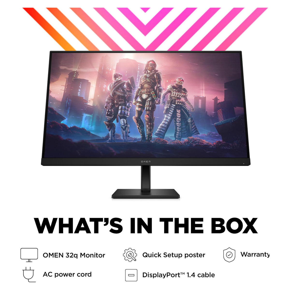 HP OMEN 32q Gaming-Monitor 80cm (31,5 Zoll)