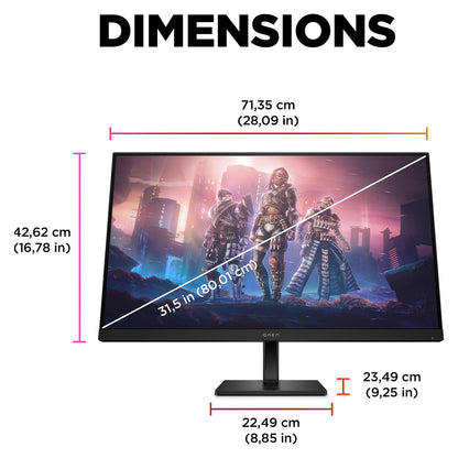 HP OMEN 32q Gaming-Monitor 80cm (31,5 Zoll)