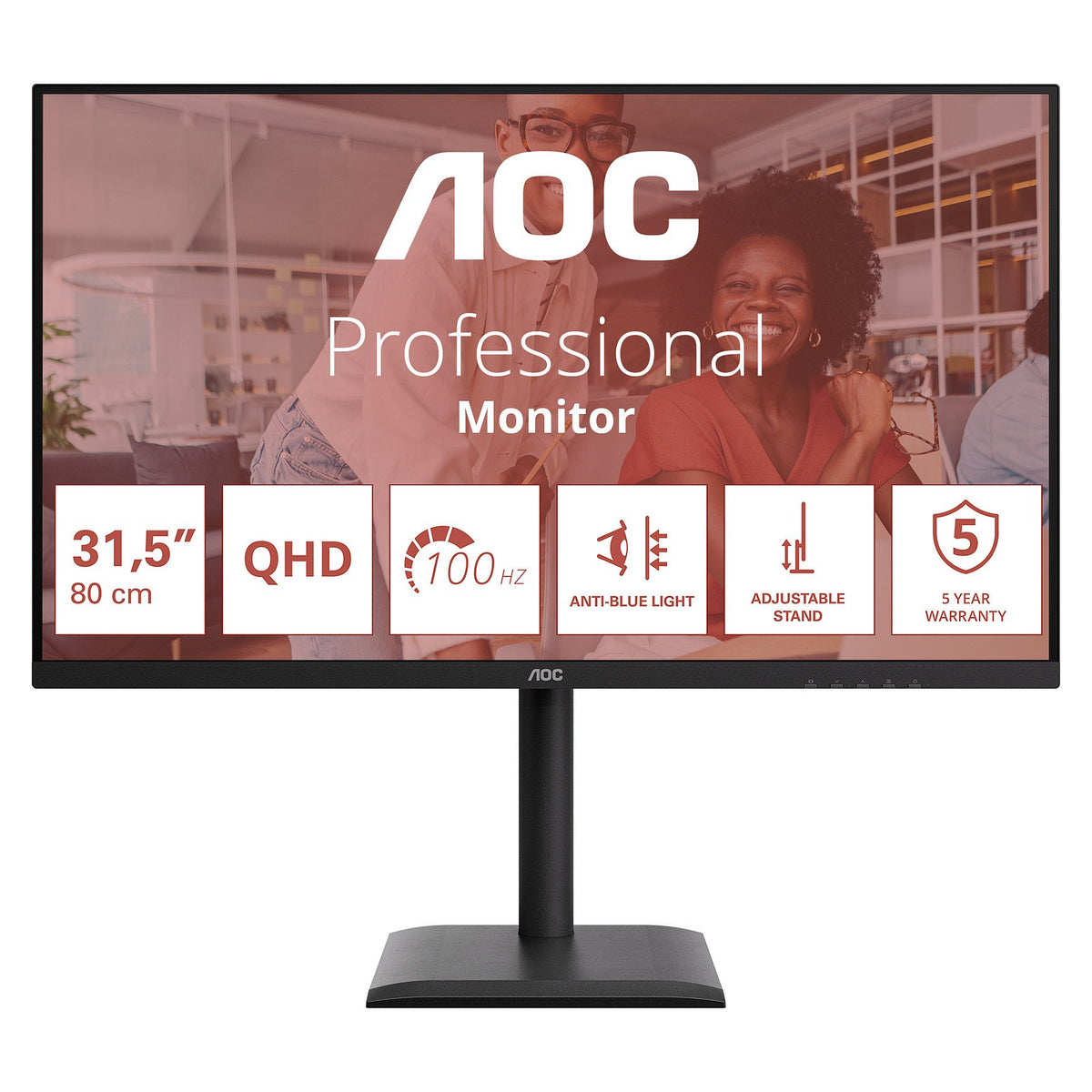 AOC 81,3cm (31,5") Q32E4U 16:09 2xHDMI+DP+USB IPS black