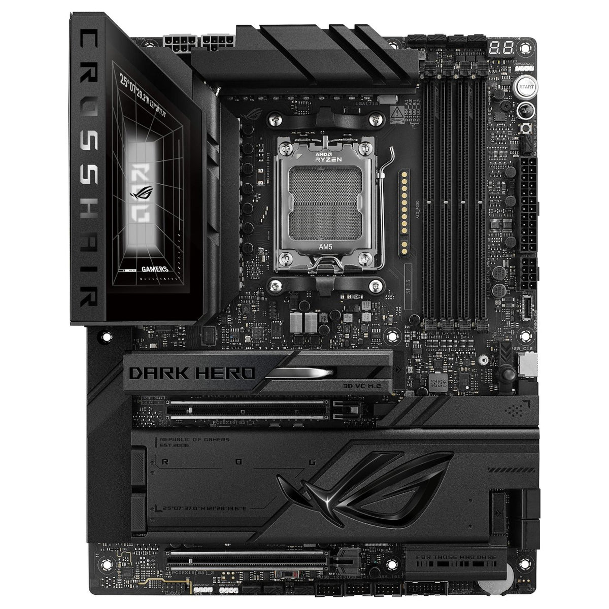 ROG CROSSHAIR X870E DARK HERO WIFI7 ATX Mainboard AM5 HDMI/USB4