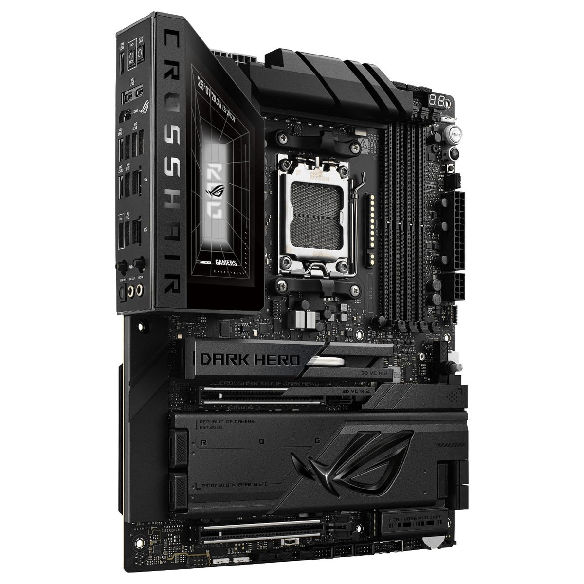 ROG CROSSHAIR X870E DARK HERO WIFI7 ATX Mainboard AM5 HDMI/USB4