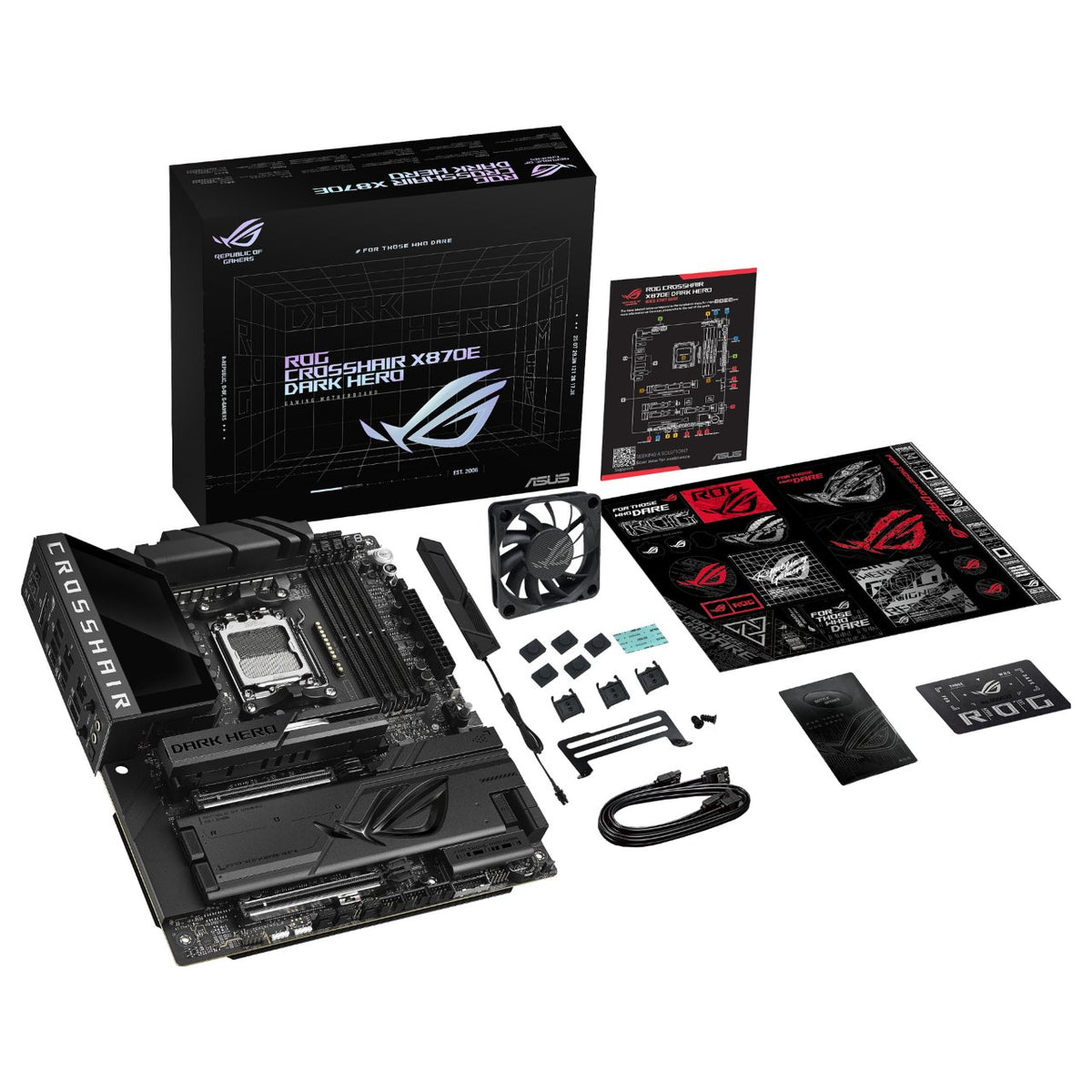 ROG CROSSHAIR X870E DARK HERO WIFI7 ATX Mainboard AM5 HDMI/USB4