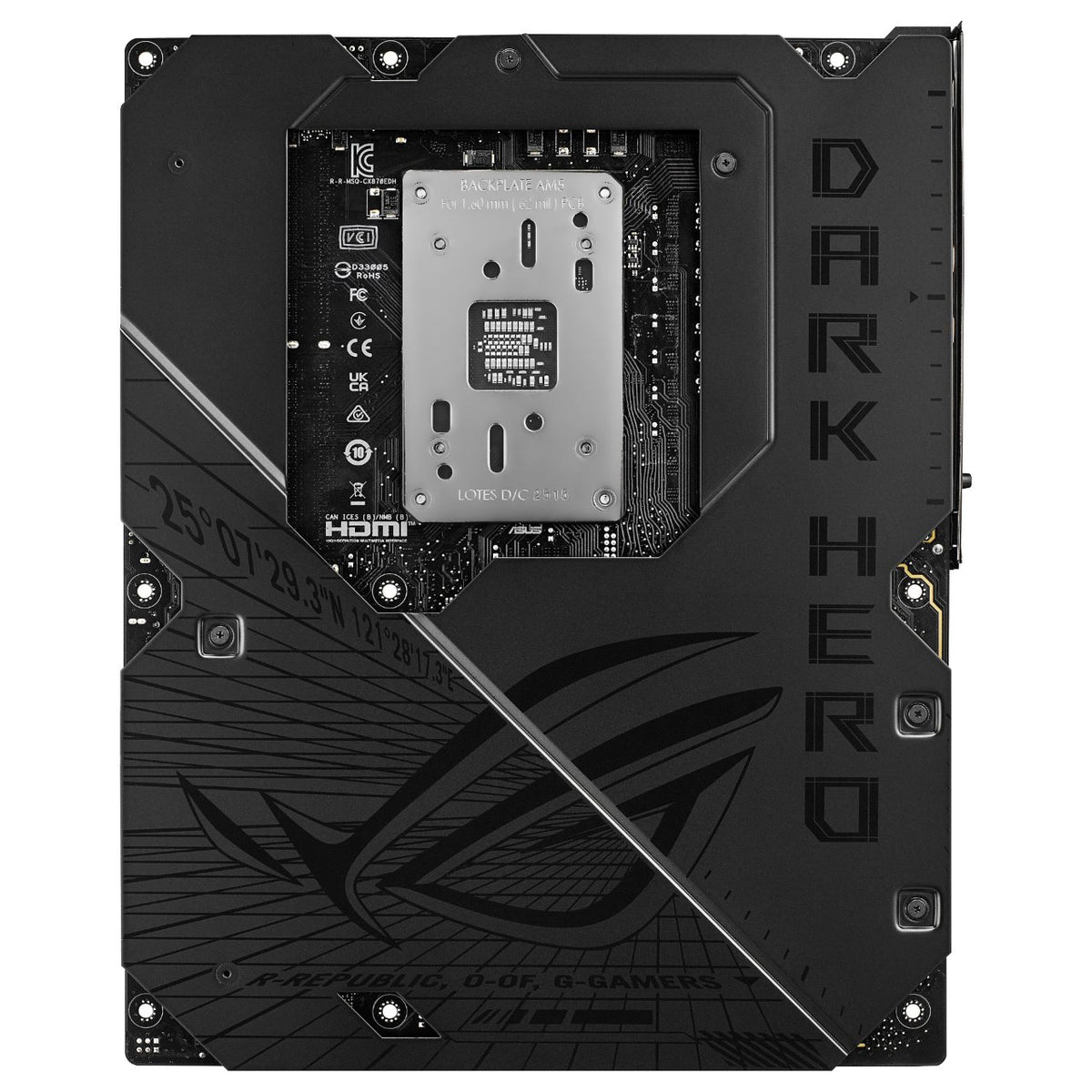 ROG CROSSHAIR X870E DARK HERO WIFI7 ATX Mainboard AM5 HDMI/USB4