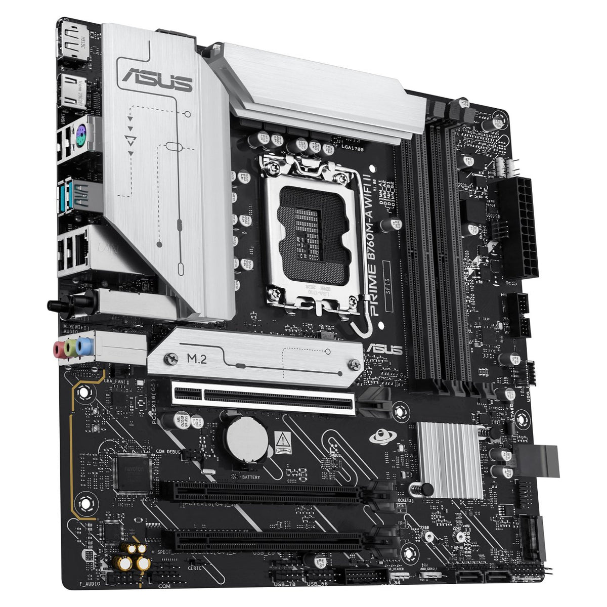 ASUS PRIME B760M-A WiFi II-mATX Mainboard Sockel 1700 HDMI/DP