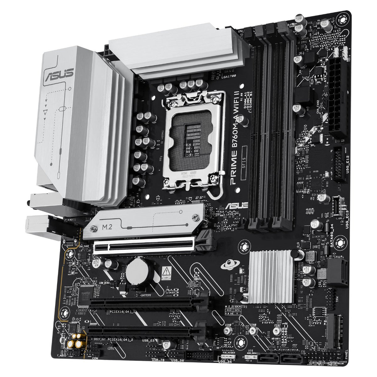 ASUS PRIME B760M-A WiFi II-mATX Mainboard Sockel 1700 HDMI/DP