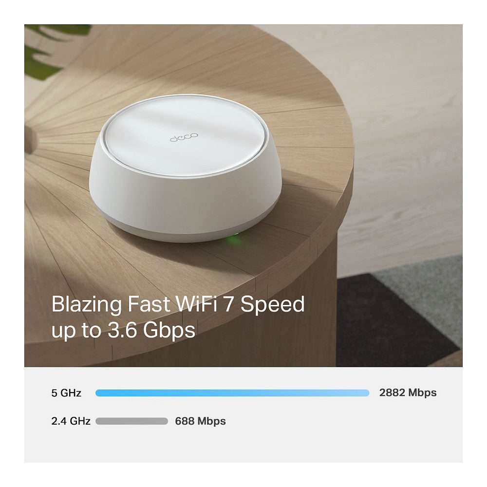 TP-Link Deco BE22(3-pack) BE3600 Whole Home Mesh Wi-Fi 7 Sys.
