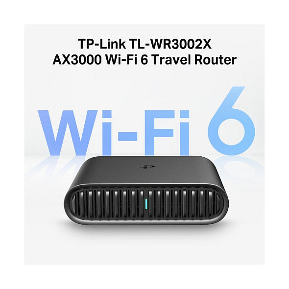 TP-Link TL-WR3002X AX3000 Gigabit Wi-Fi 6 tragb. Reise-Router