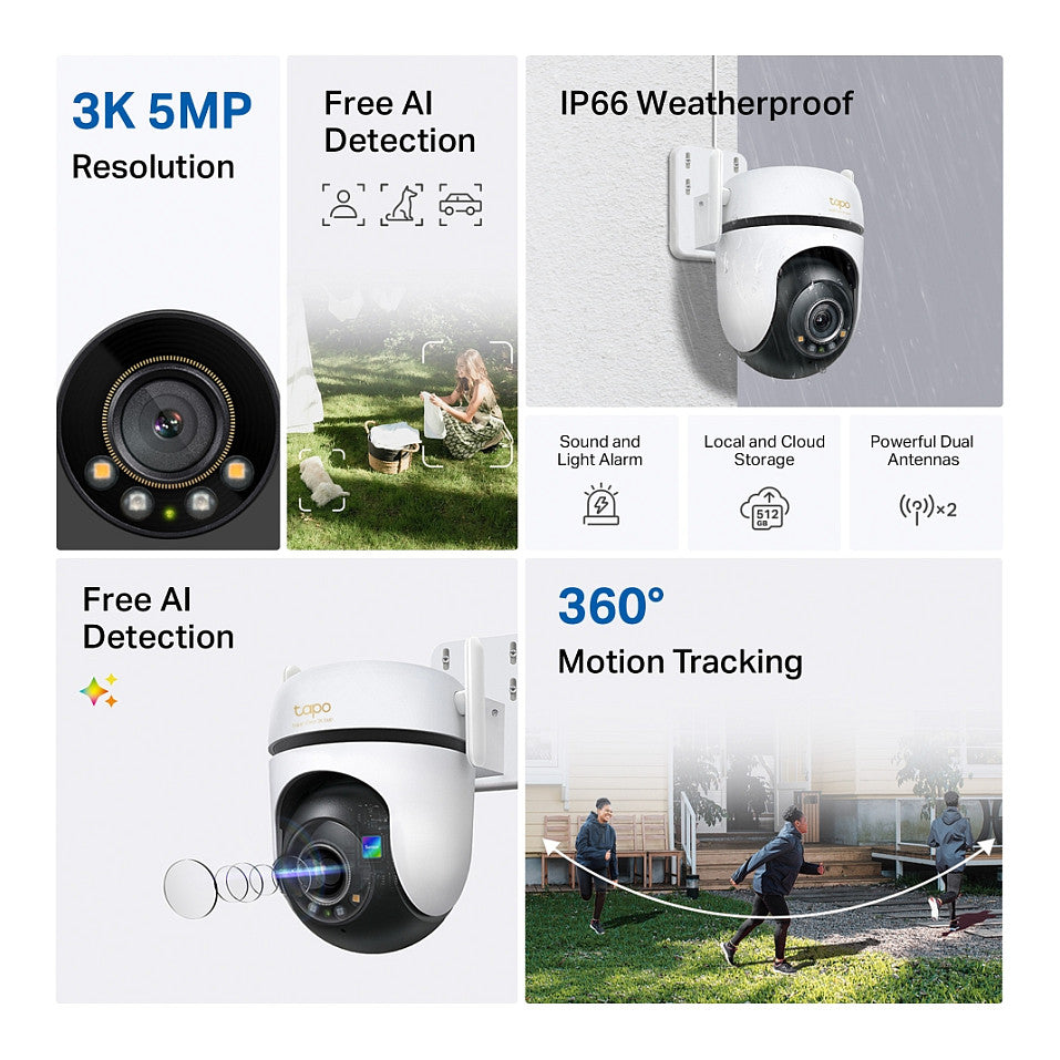 TP-Link Tapo C530WS 360 berwachungskamera