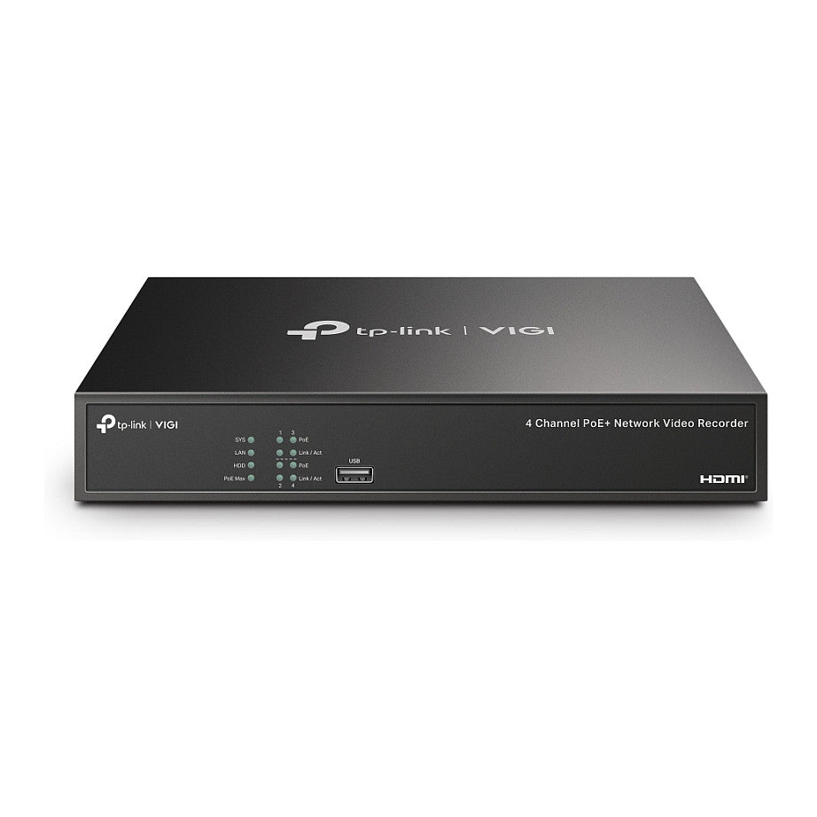 VIGI NVR1004H-4P-2TB VIGI 4 Channel PoE Video Recorder