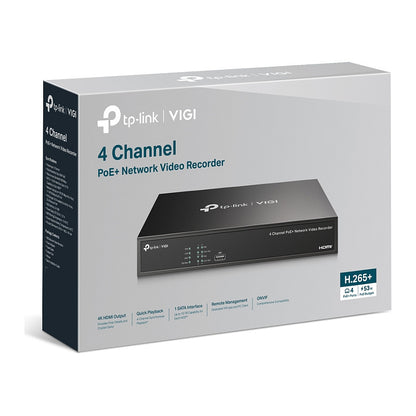 VIGI NVR1004H-4P-2TB VIGI 4 Channel PoE Video Recorder