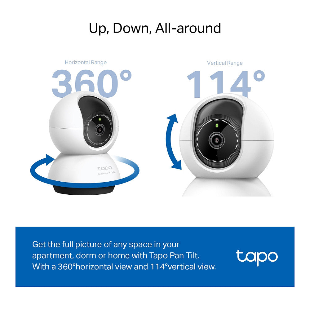 TP-Link Tapo TC72 Pan/Tilt AI Home Security Wi-Fi Camera