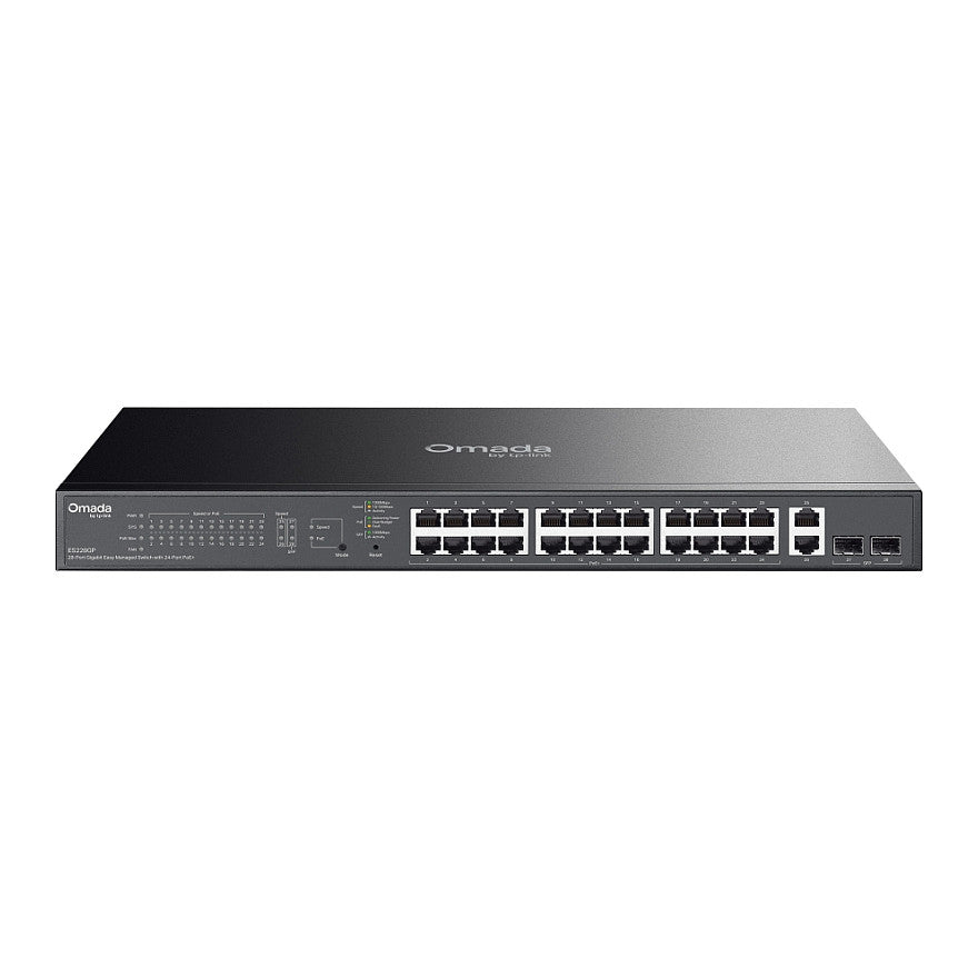TP-Link Omada ES228GP 28-Port Gigabit Easy Managed Switch 24-Port PoE+