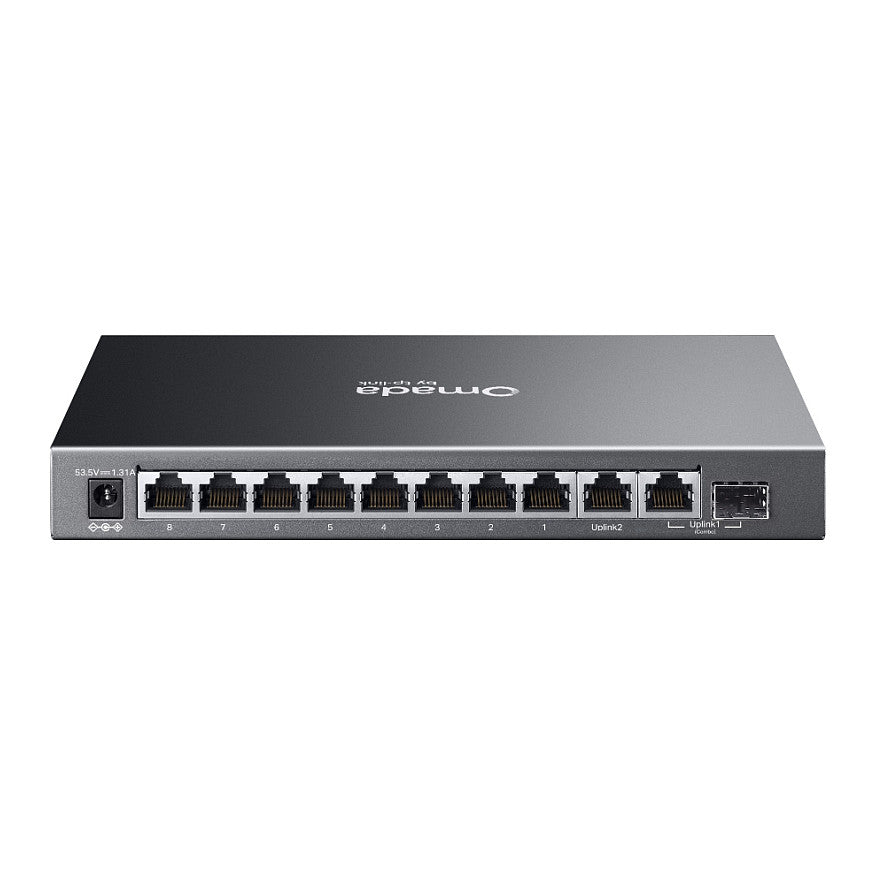TP-Link Omada ES210GP10-Port Gigabit Easy Managed Switch 8-Port PoE+