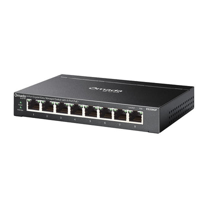 Omada ES208GP 8-Port Gigabit Easy Managed Switch 8-Port PoE+