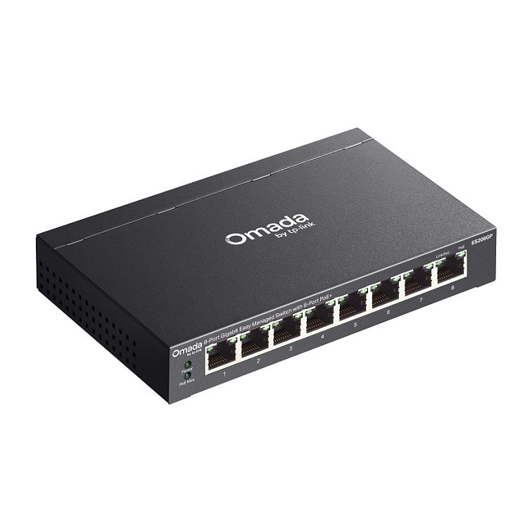 Omada ES208GP 8-Port Gigabit Easy Managed Switch 8-Port PoE+