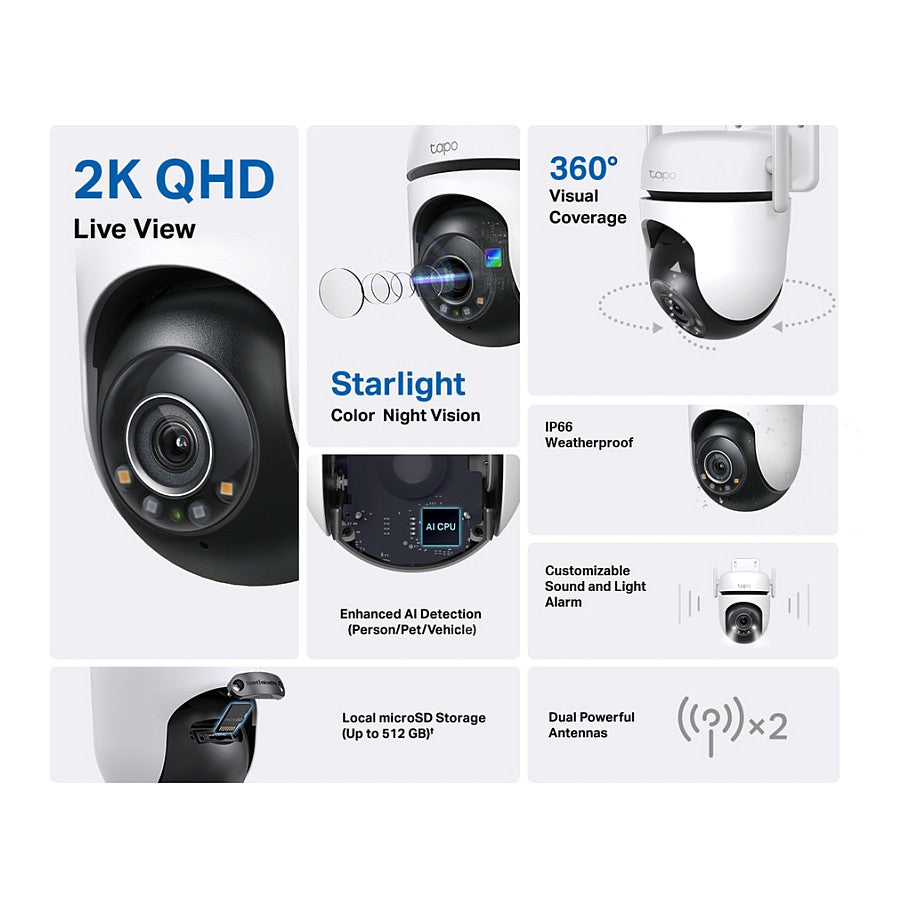 TP-Link Tapo C520WS berwachungskamera Auen