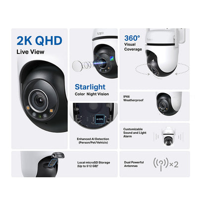 TP-Link Tapo C520WS berwachungskamera Auen