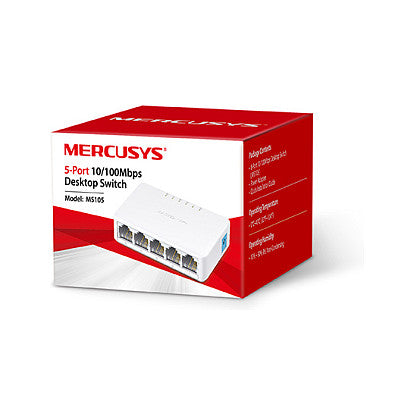 Mercusys MS105 5-Port 10/100Mbps Desktop Switch