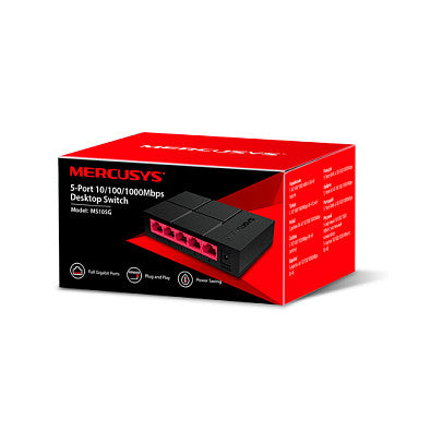 Mercusys MS105G 5-Port Gigabit Desktop Switch