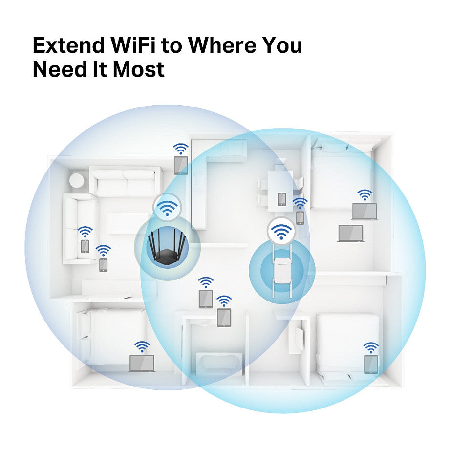 Mercusys ME50G AC1900 Wi-Fi Range Extender