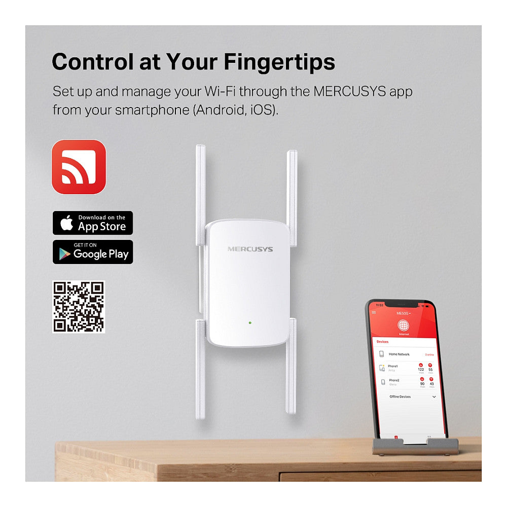 Mercusys ME50G AC1900 Wi-Fi Range Extender