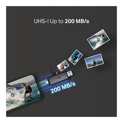 TP-Link UA430D USB3.0 Typ-C & Typ-A to SD+microSD 3.0 Adap.
