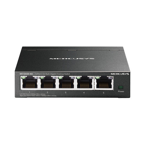 Mercusys MS105GS-M2 5-Port 2.5G Multi-Gigabit Desktop Switch