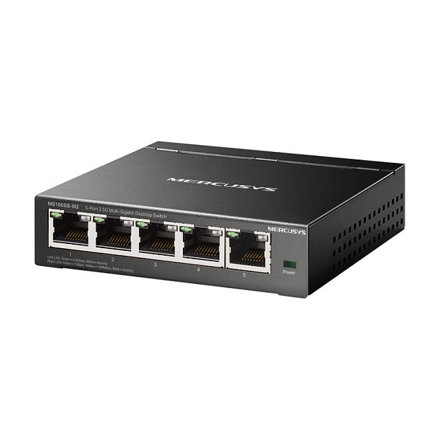 Mercusys MS105GS-M2 5-Port 2.5G Multi-Gigabit Desktop Switch