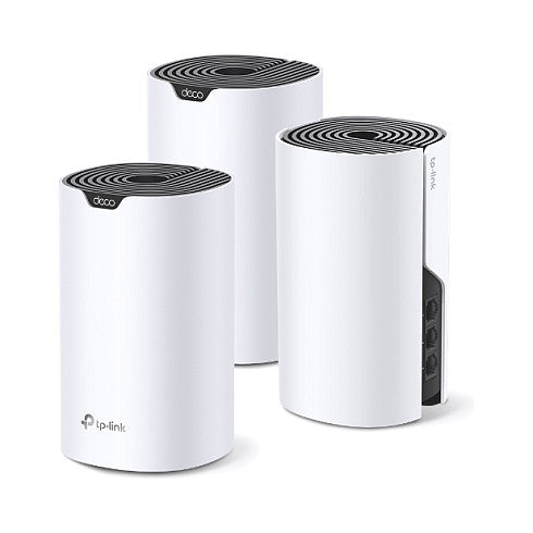 TP-Link Deco S7 3-pack Dual-Band 2.4 GHz/5 GHz Wi-Fi 5 802.11ac White, Black Internal