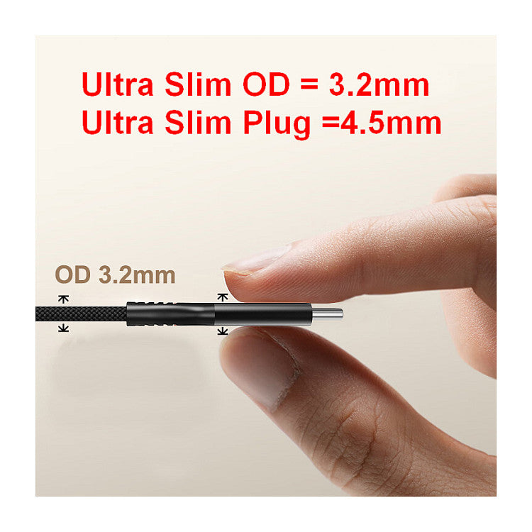 Equip Kabel USB-C4.0->C Slim PD240W St/St 1.20m schwarz