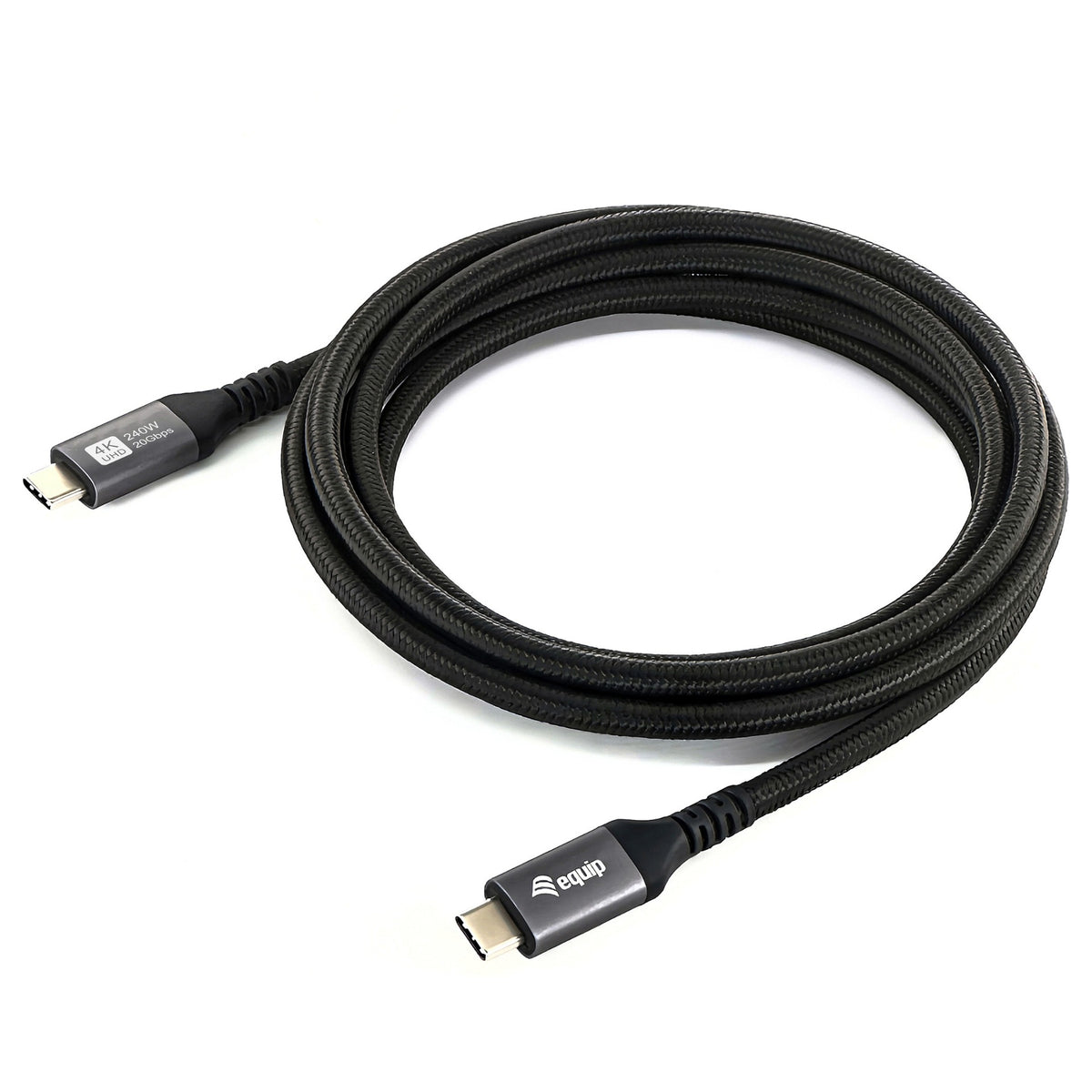 Equip Kabel USB-C4.0->C Gen2x2 PD100W St/St 3.00m schwarz