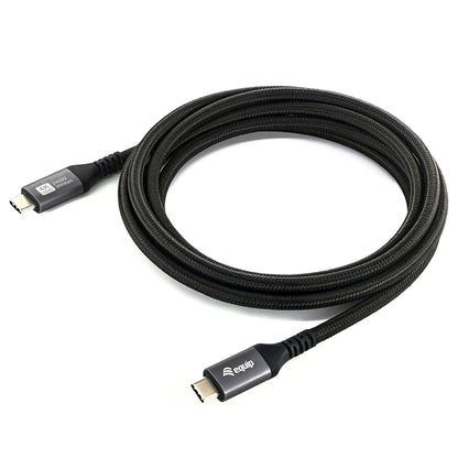 Equip Kabel USB-C4.0->C Gen2x2 PD100W St/St 3.00m schwarz