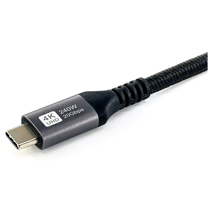 Equip Kabel USB-C4.0->C Gen2x2 PD100W St/St 3.00m schwarz